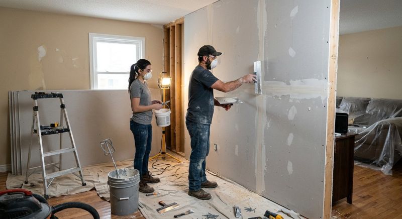 Bathroom Drywalling in Kansas City, KS