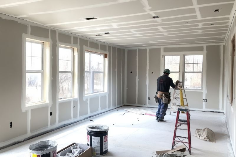 Bedroom Drywall Installation in Conroe, TX