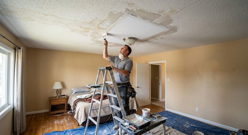 Ceiling Water Damage Repair in Olathe, KS
