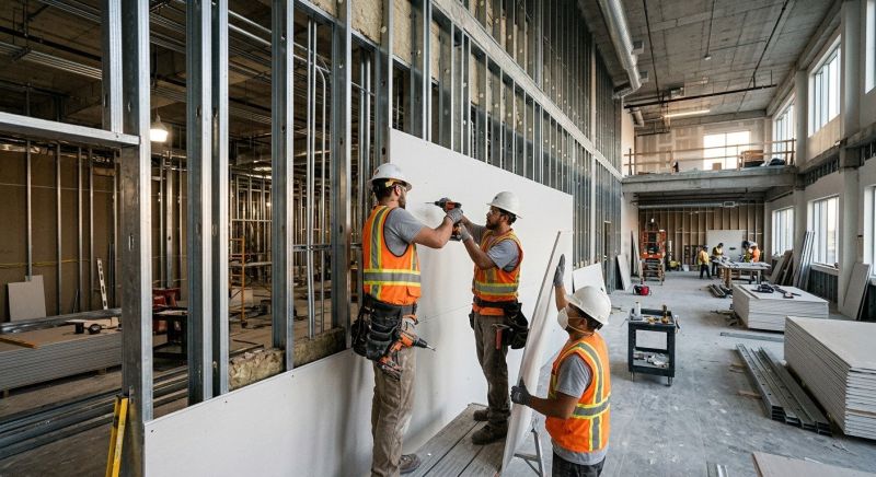 Commercial Drywall Service in Denver County, CO