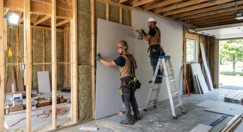 Garage Drywall Replacement in Littleton, CO