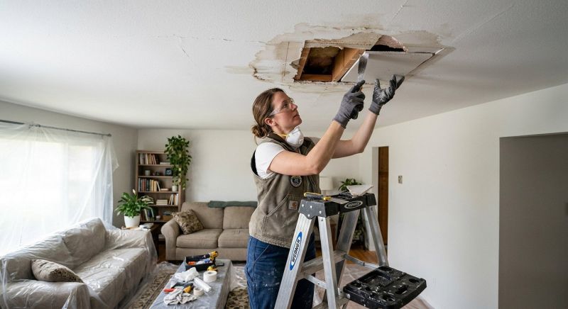 Wall Damage Repair in Conroe, TX