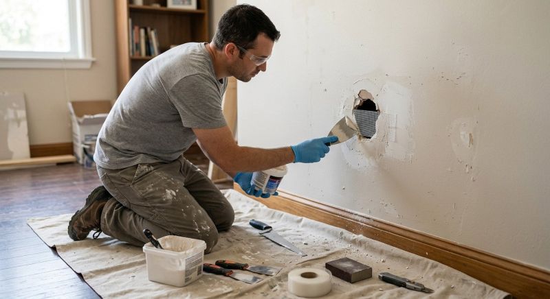 Wall Hole Repair in Alpharetta, GA